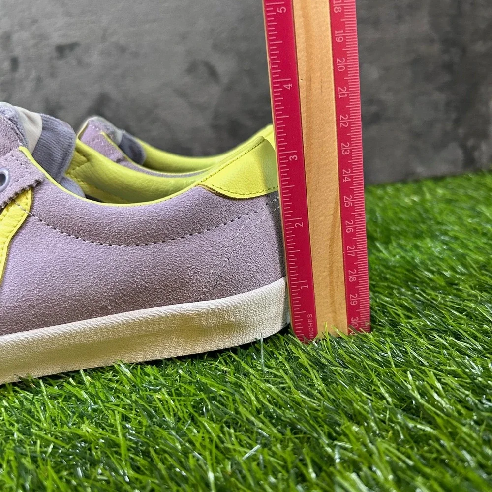 Vans Sport Low Sneakers Womens Size 7 Purple Green Suede Skate Shoes